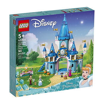 inaktive kløft plakat LEGO Disney Princess Cinderella and Prince Charming's Castle 43206 Building  Set (365 Pieces) - JCPenney