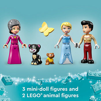 inaktive kløft plakat LEGO Disney Princess Cinderella and Prince Charming's Castle 43206 Building  Set (365 Pieces) - JCPenney