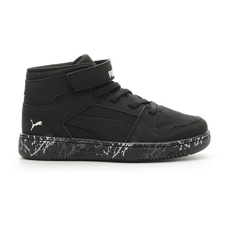 PUMA Rebound Layup Little Boys Basketball Shoes, 13 Medium, Black