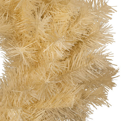 Kurt Adler 30 Inch Unlit Cream Wreath