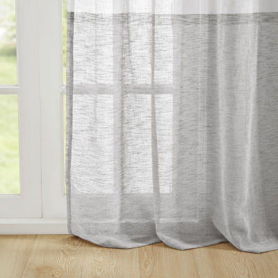 Croscill Romo Sheer Grommet Top Single Curtain Panel