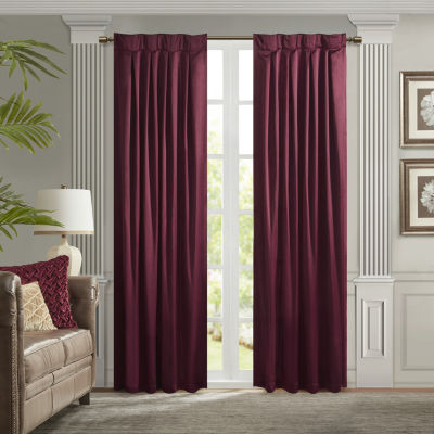 Croscill Avignon Light-Filtering Rod Pocket Back Tab Single Curtain Panel