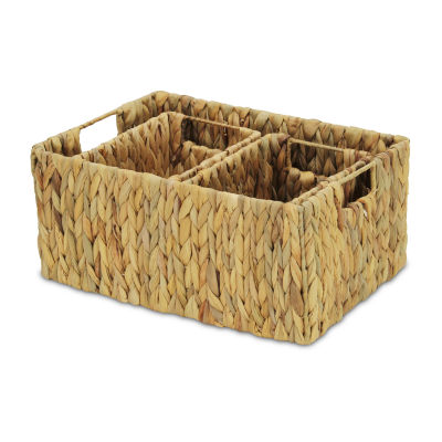 Water Hyacinth Storage Baskets Set Of 3