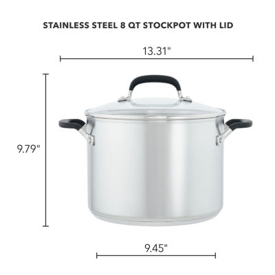 KitchenAid Stainless Steel 8-qt. Stockpot