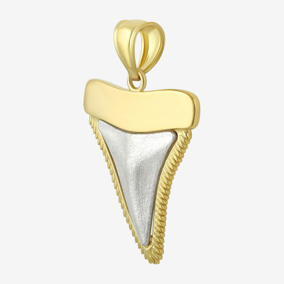 Shark Tooth Womens 14K Gold Pendant