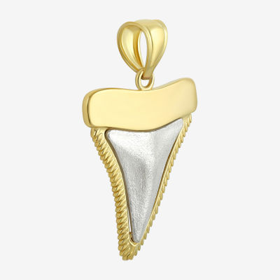 Shark Tooth Womens 14K Gold Pendant