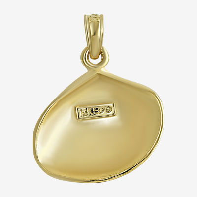 14K Gold Shell Pendant