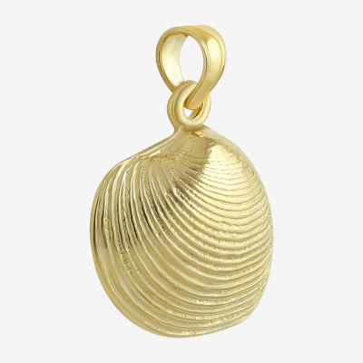 14K Gold Shell Pendant