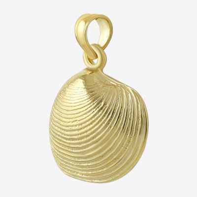 14K Gold Shell Pendant