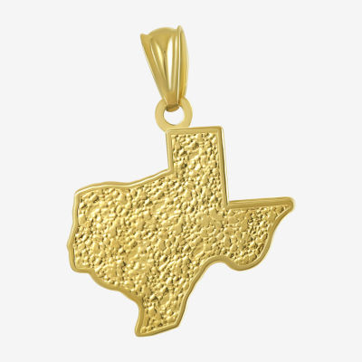 "Texas" Womens 14K Gold Pendant