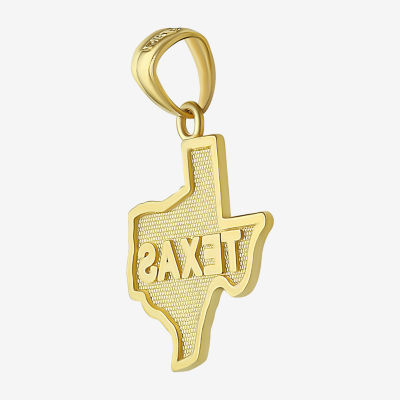 "Texas" Womens 14K Gold Pendant