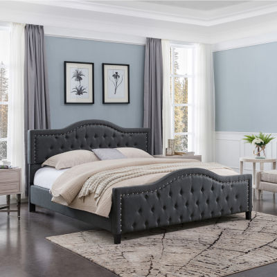 Virgil California King Upholstered Bed Frame