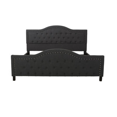 Virgil California King Upholstered Bed Frame JCPenney