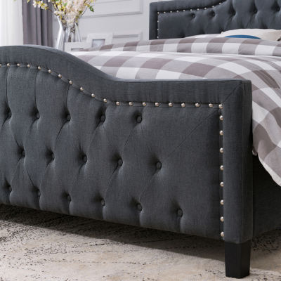 Virgil California King Upholstered Bed Frame