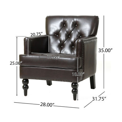 Malone Tufted Club Chair