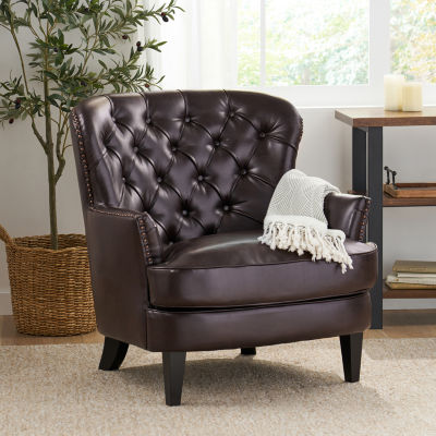 Tafton tufted best sale club chair