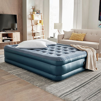 Home Expressions Deluxe Queen Air Bed AIB/638119/AC-G, Color: Blue -  JCPenney