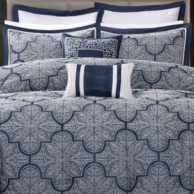 Madison Park Barrett 8-pc. Jacquard Comforter Set