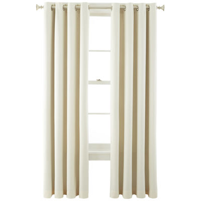 JCPenney Home Kathryn Grommet Top Energy Saving Light-Filtering Single Curtain Panel