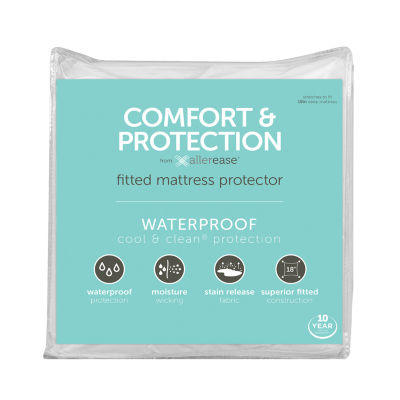 Allerease Comfort And Protection Waterproof Mattress Protector, Color