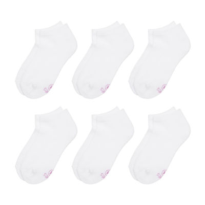 Hanes Ultimate Little & Big Girls 6 Pair Low Cut Socks