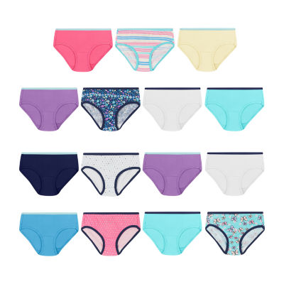 Hanes Ultimate Little & Big Girls 8 Pack Brief Panty, Color: Multi -  JCPenney