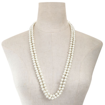 Monet Jewelry Timeless 63 Inch Womens Strand Necklace