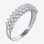 Limited Time Special! Lab Created White Sapphire Sterling Silver Band