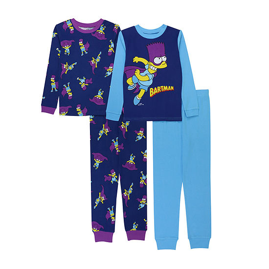 Little & Big Boys 4-pc. The Simpsons Pajama Set