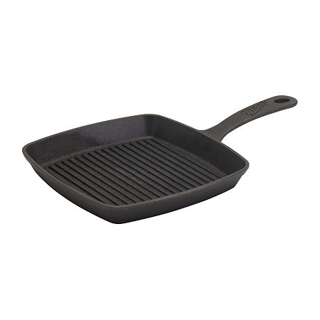 Mason Craft And More 8 Mcm Square Cast Iron Grill Pan, One Size, Black