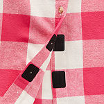 Thereabouts Little & Big Girls Long Sleeve Adaptive Flannel Shirt