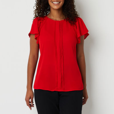 Worthington Petite Womens Perfect Blouse JCPenney