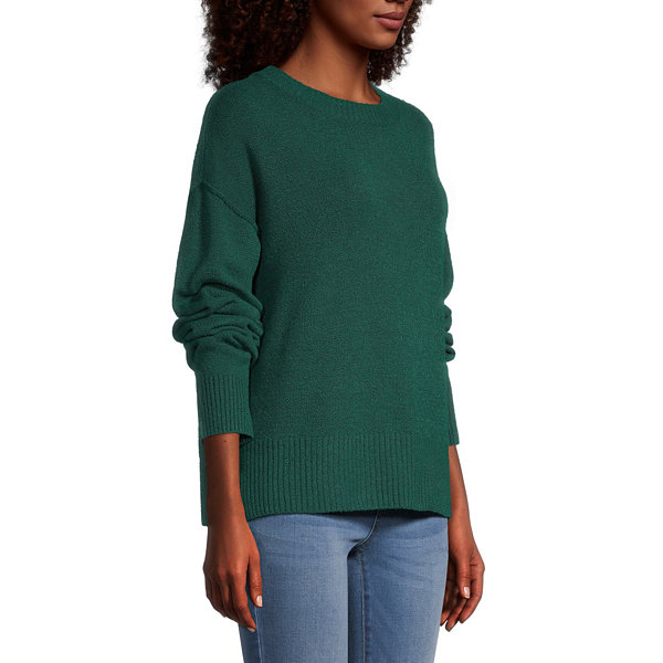 a.n.a Womens Crew Neck Long Sleeve Pullover Sweater