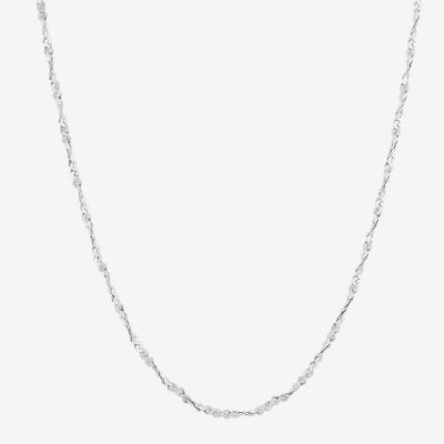 Silver Treasures Sterling 16 Inch Chain Necklace