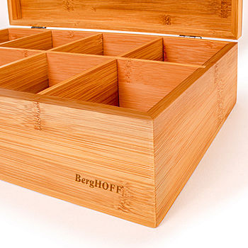 tea organizer bamboo tea box with
