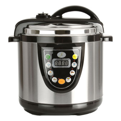 Hamilton Beach 6-Quart Precision Pressure Cooker in Black and