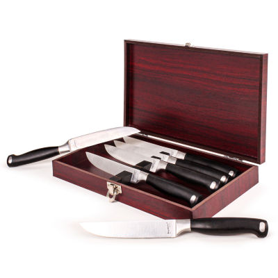 BergHOFF Bistro 7-pc. Steak Knife Set with Wooden Case