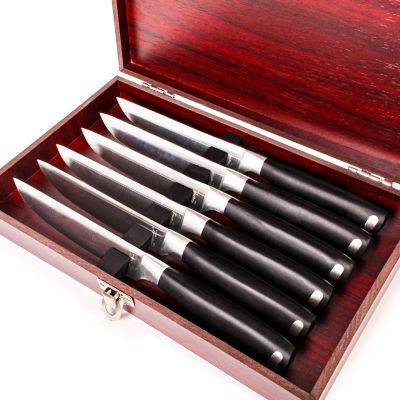 BergHOFF Bistro 7-pc. Steak Knife Set with Wooden Case