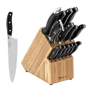 Calphalon Classic Self-Sharpening 15-pc. Knife Set, Color: Black - JCPenney