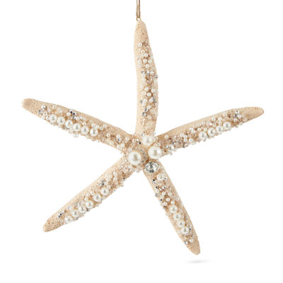 North Pole Trading Co. Resin Sea Star 2-pc. Christmas Ornament