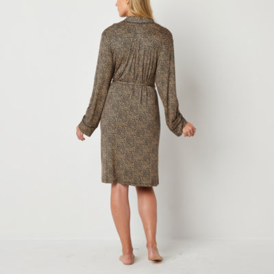 Eileen West Woven Long Sleeve Coordinating Striped Robe