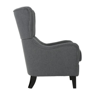 Quentin Curved Slope-Arm Chair