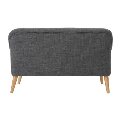 Mariah Roll-Arm Upholstered Loveseat