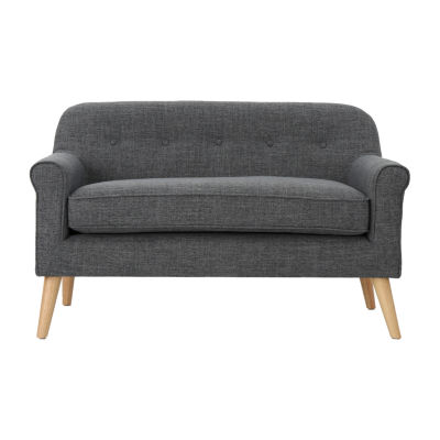 Mariah Roll-Arm Upholstered Loveseat