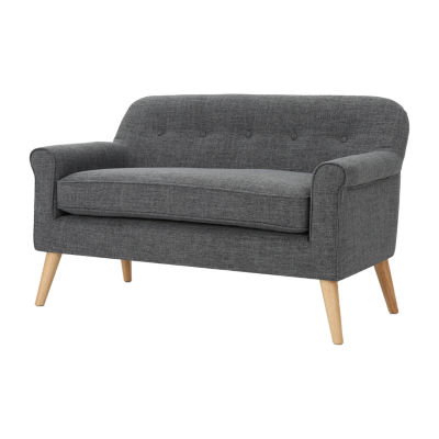 Mariah Roll-Arm Upholstered Loveseat