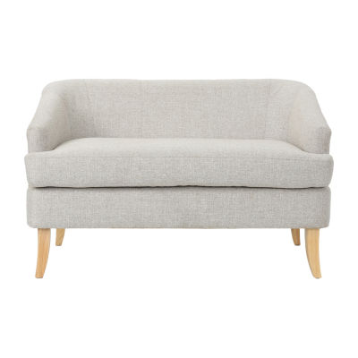 Sheena Curved Slope-Arm Upholstered Loveseat