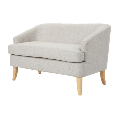 Sheena Curved Slope-Arm Upholstered Loveseat