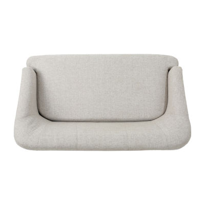 Sheena Curved Slope-Arm Upholstered Loveseat