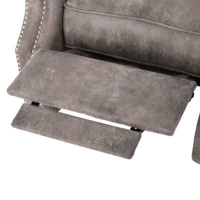 Walder Tufted Roll-Arm Recliner