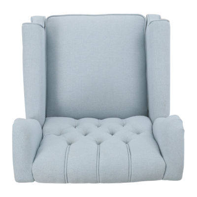 Walter Tufted Roll-Arm Recliner